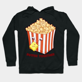 Butter Together Kawaii Popcorn Butter Hoodie